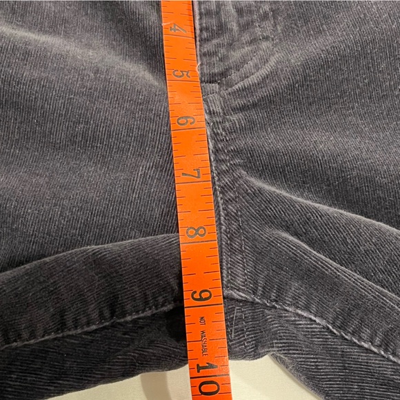 Kut From The Kloth Corduroy Pants Dark Grey Size 8 Dana Skinny Mid-low Rise - Picture 11 of 13